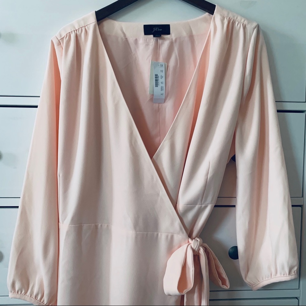 J. Crew 365 crepe wrap dress